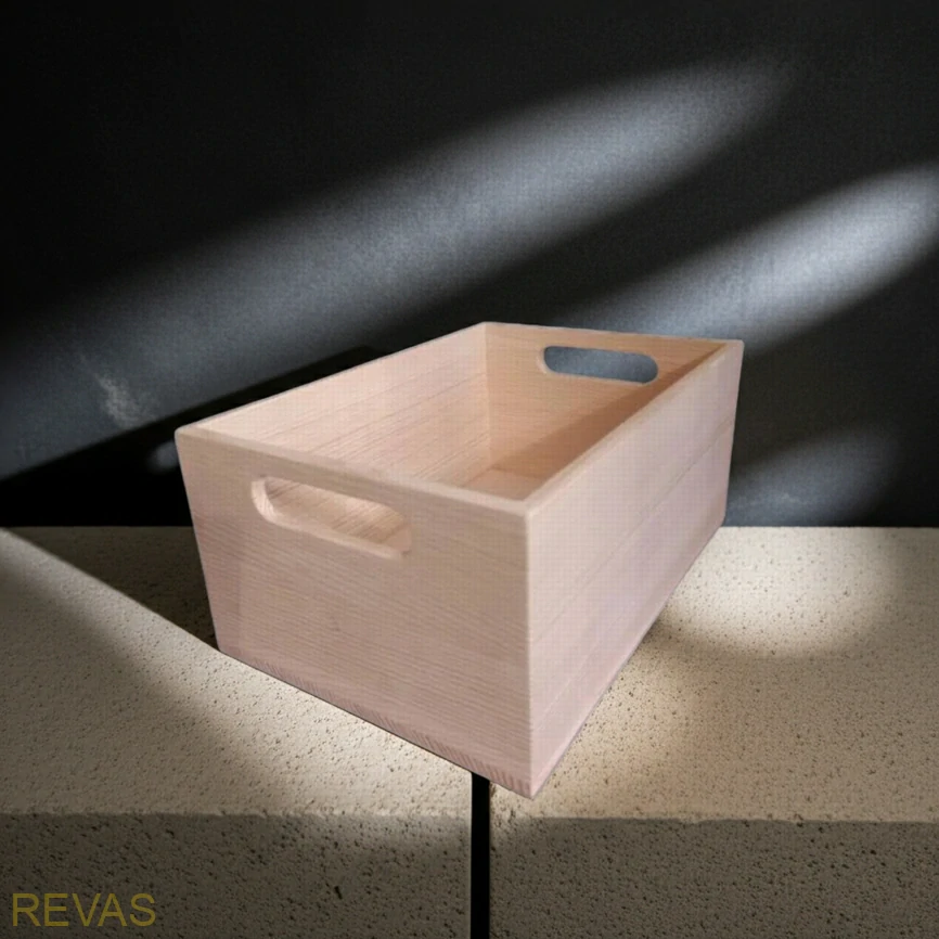 Dřevěná bedýnka - d x š x v  23  x 18  x 10 cm