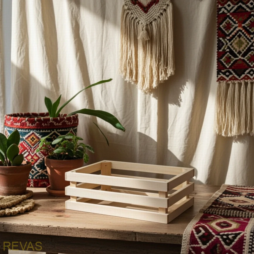 Dřevěná BEDÝNKA LAŤKOVÁ - d x š x v  20 x 15 x 8cm