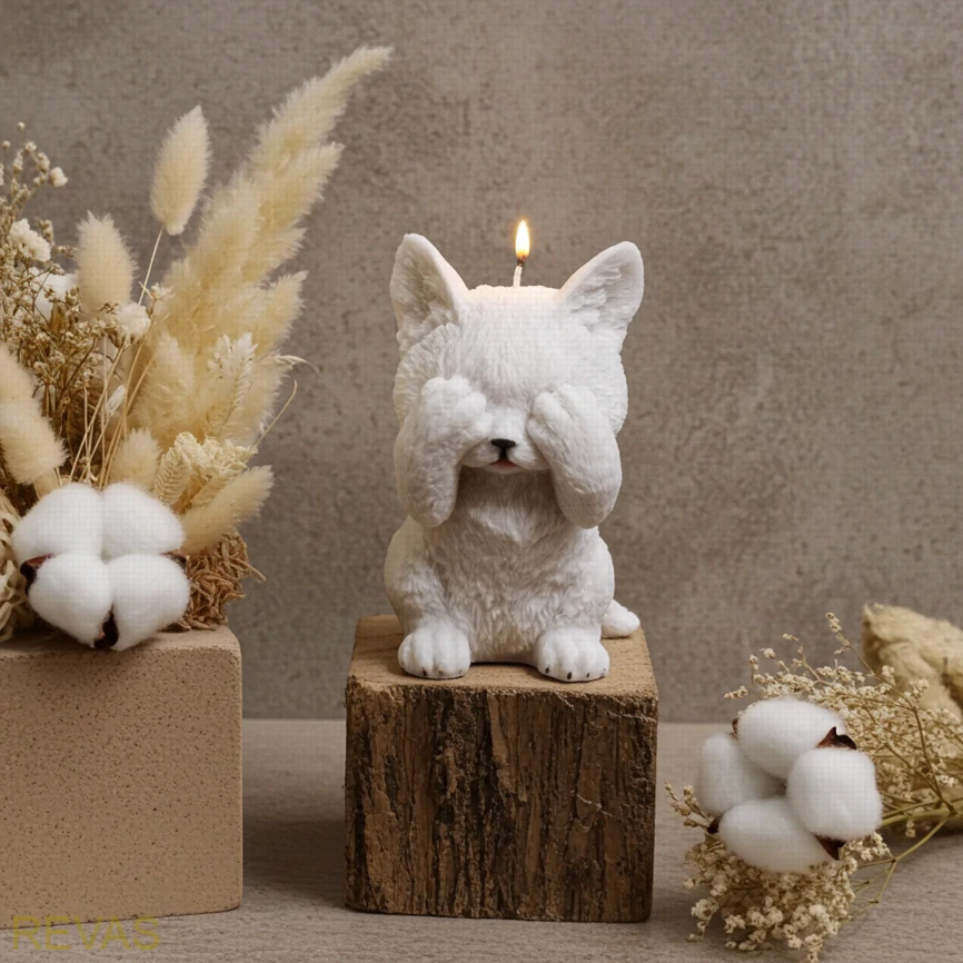 Svíčka KOČIČKA malá, výška 13 cm