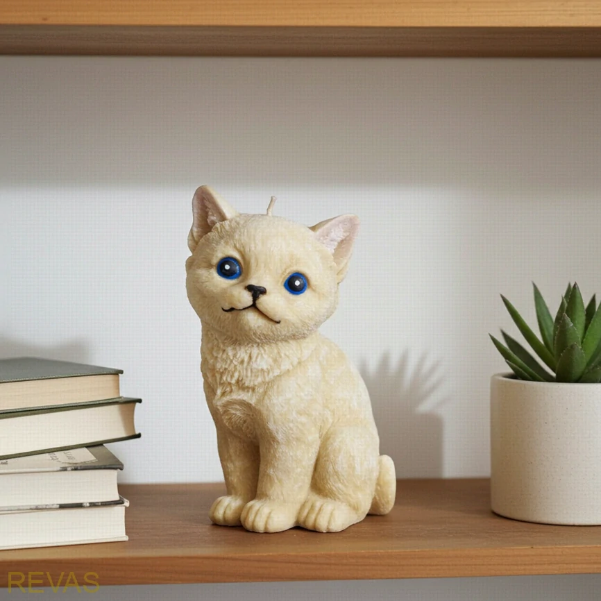 Svíčka kočička Číča, výška 19 cm