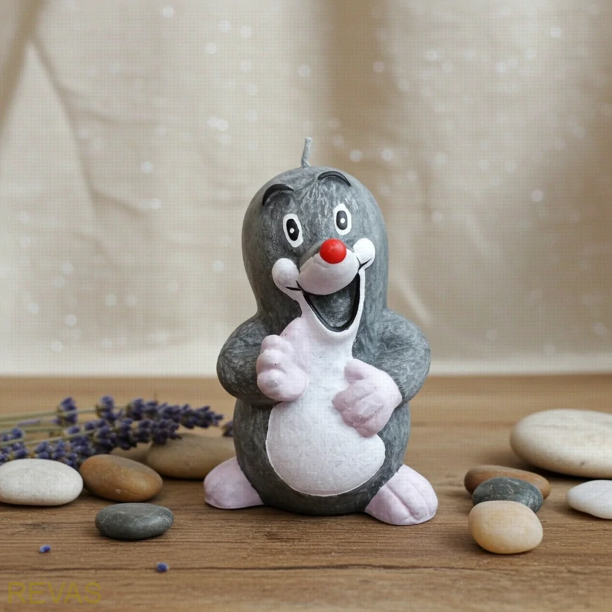 Svíčka Krteček z palmového vosku