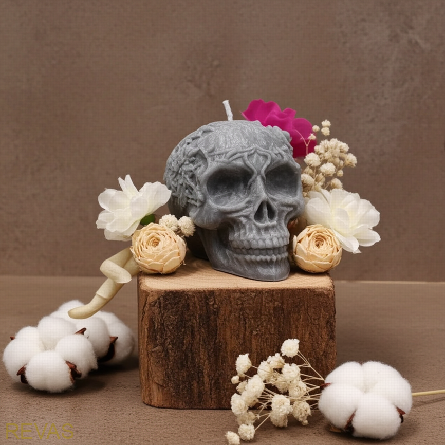 Svíčka LEBKA - ON palmový vosk