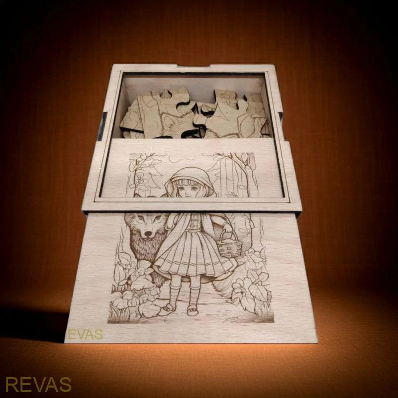 Dřevěné puzzle pro děti – 25 dílků z kvalitní bukové překližky