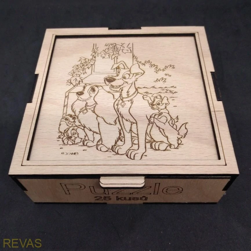 Dřevěné puzzle pro děti – 25 dílků z kvalitní bukové překližky