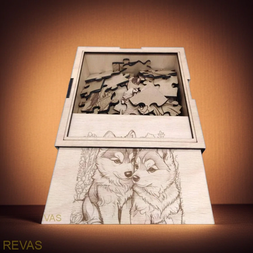 Dřevěné puzzle pro děti – 60 dílků z kvalitní bukové překližky