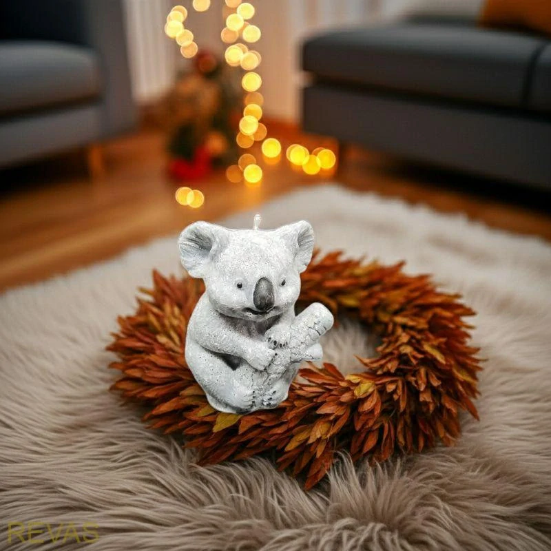 Svíčka KOALA, výška 9 cm palmový vosk