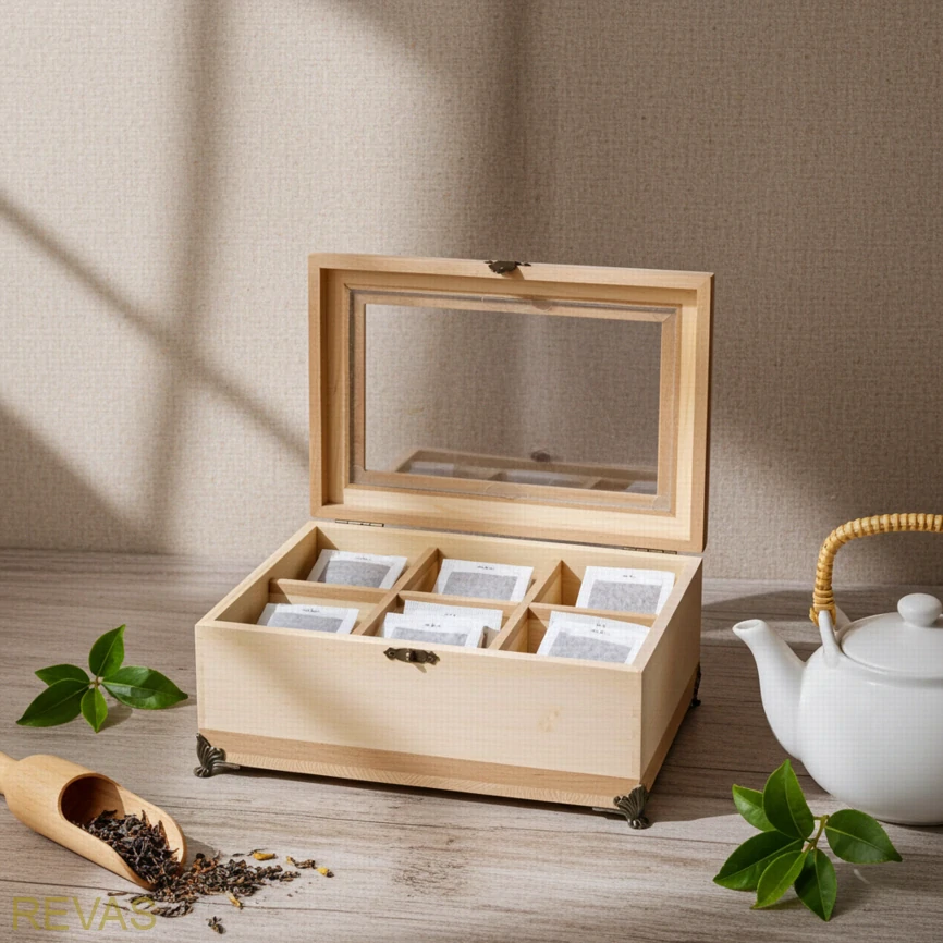 Krabička na čaj čajovník rozměr 16x23,7x10 cm