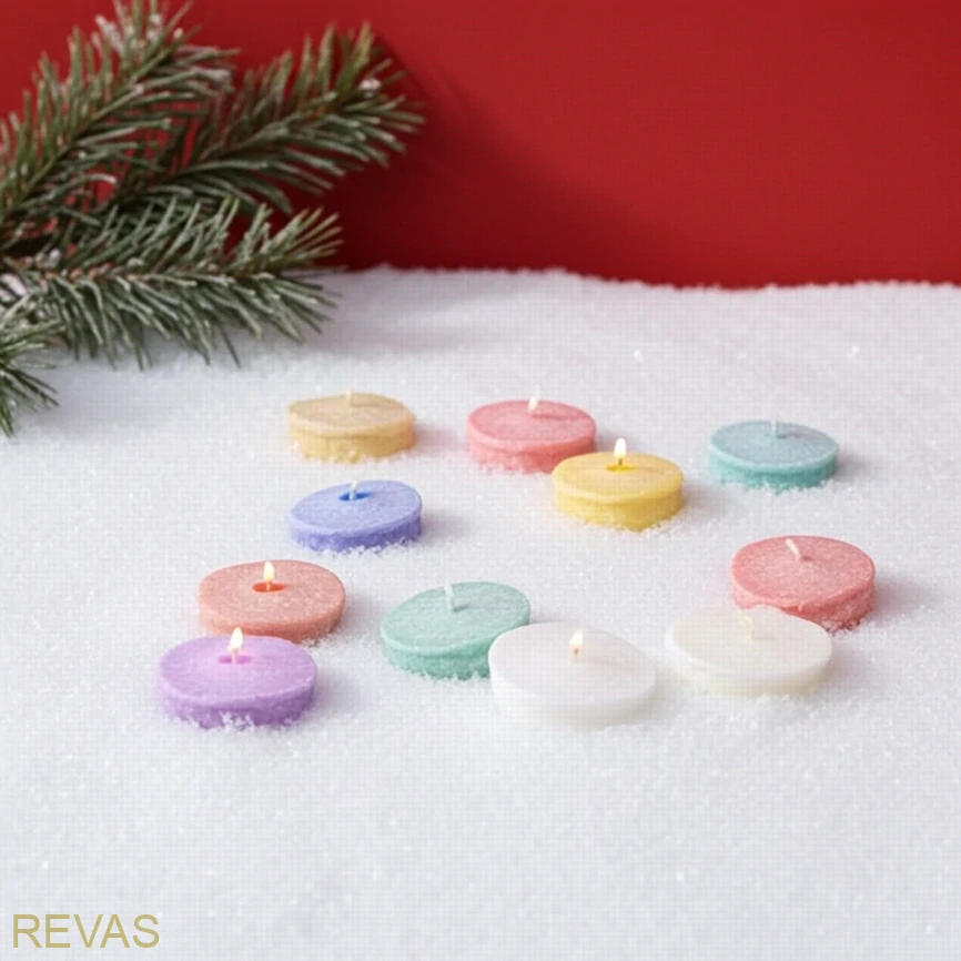 Plovoucí svíčka ořechová skořápka – palmový vosk