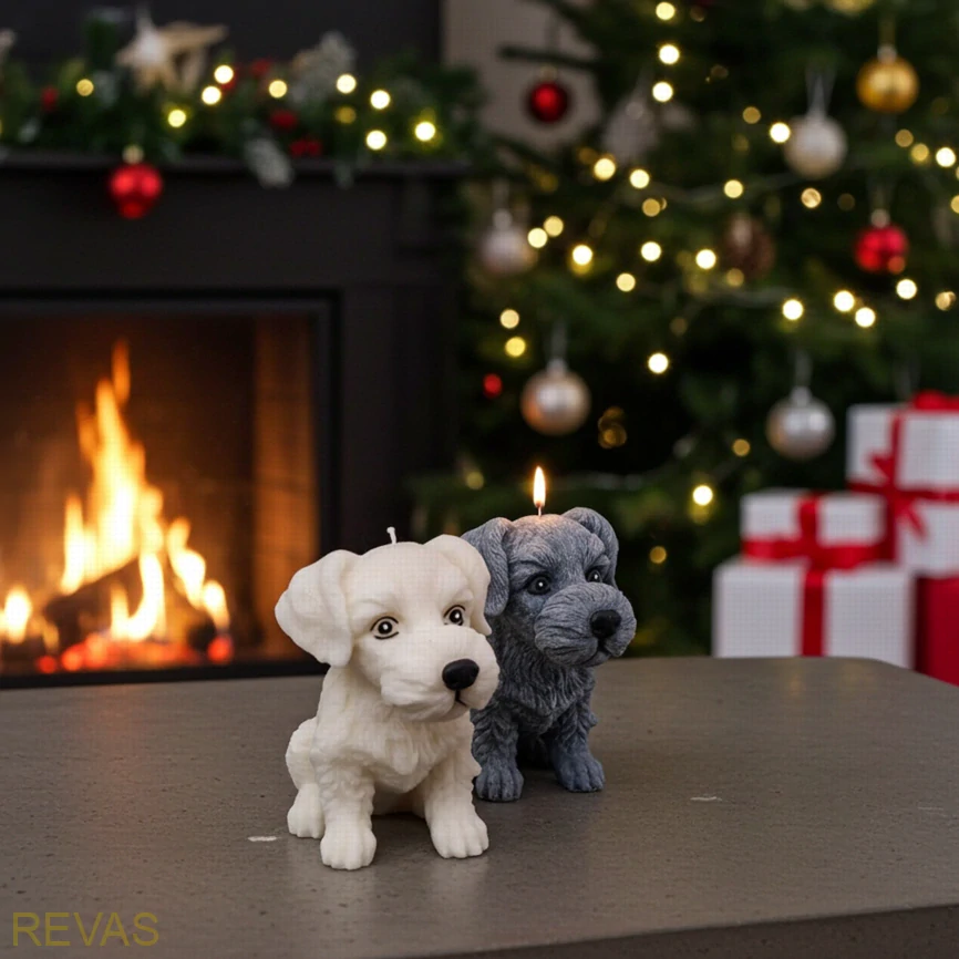 Svíčka PEJSEK II., výška 14 cm