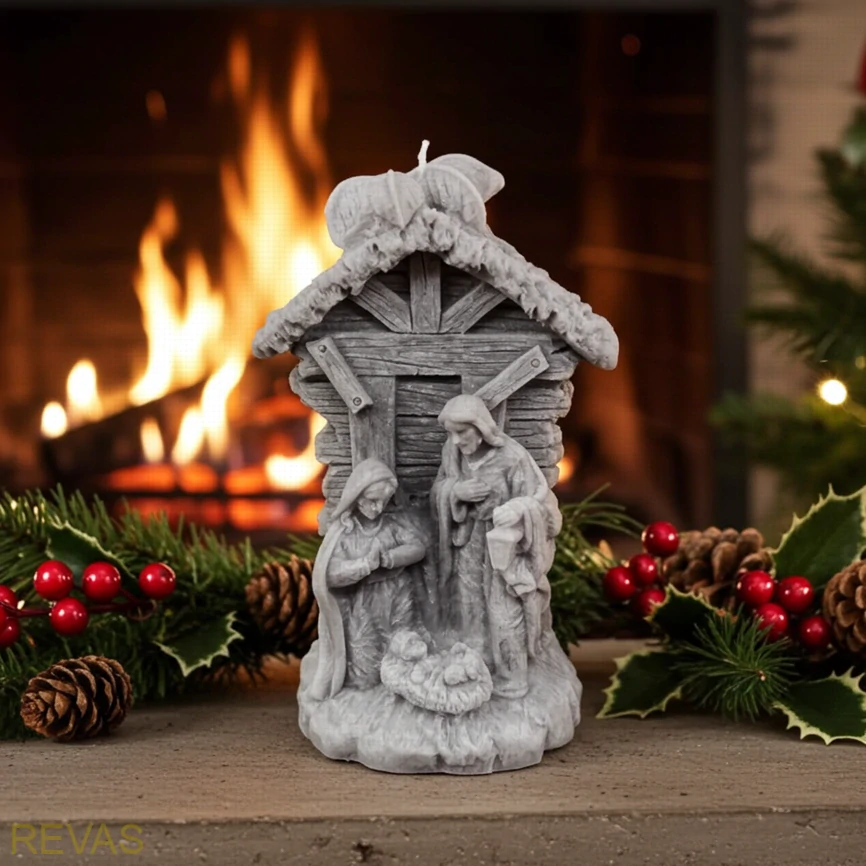 Svíčka Betlém, výška 12 cm