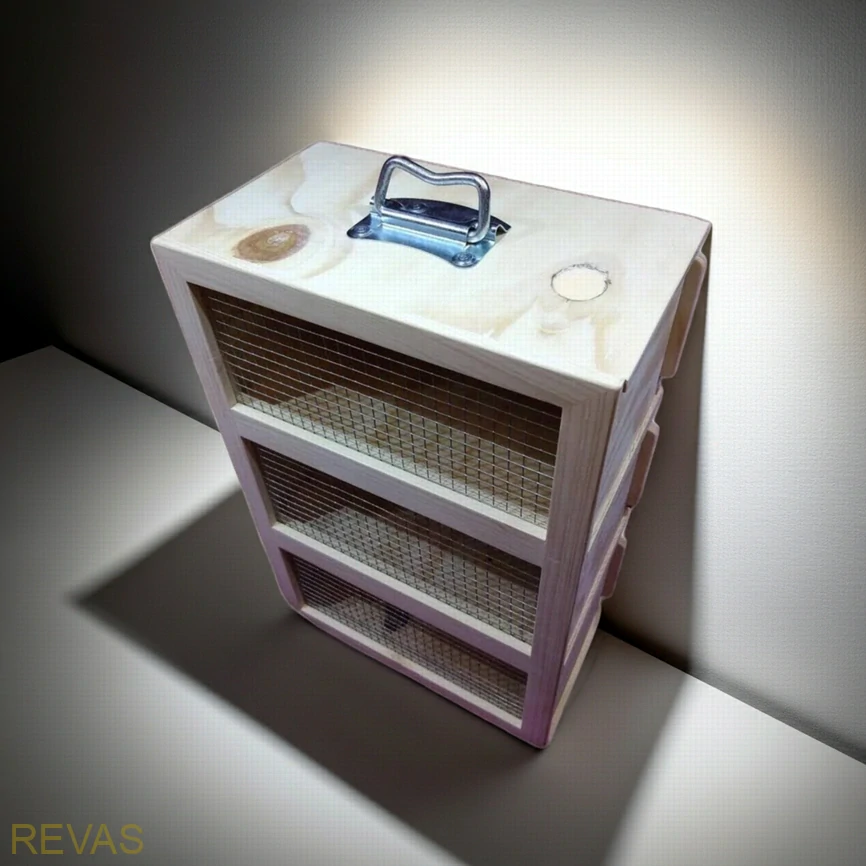 Dřevěná přepravka, přenoska pro ptáky, hlodavce, zakrslé králíky