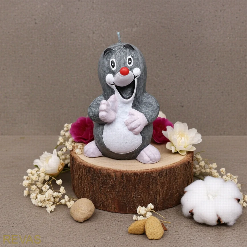 Svíčka Krteček z palmového vosku