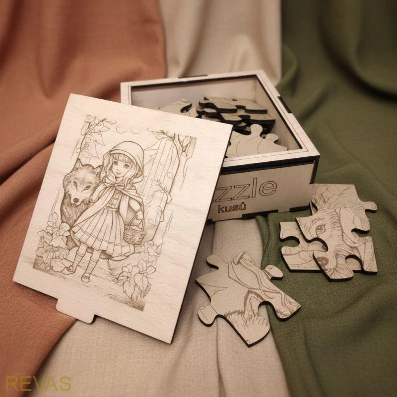 Dřevěné puzzle pro děti – 25 dílků z kvalitní bukové překližky