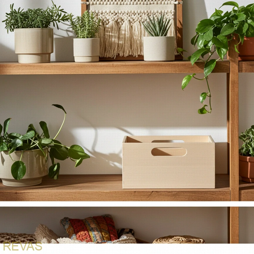 Dřevěná bedýnka - d x š x v  23  x 18  x 10 cm