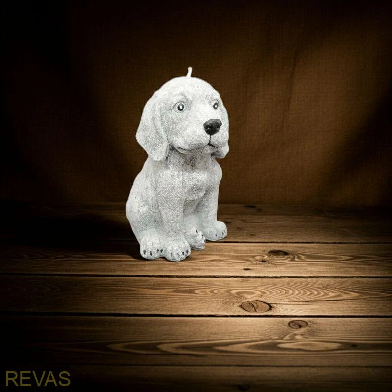 Svíčka Pejsek palmový vosk, výška 15 cm