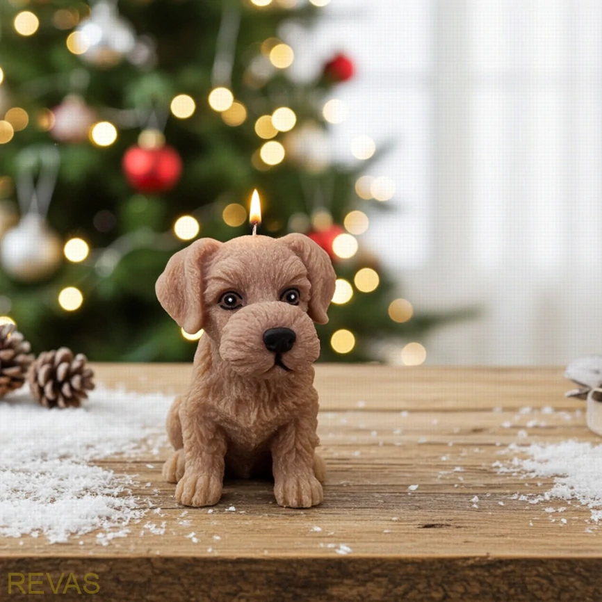 Svíčka PEJSEK II., výška 14 cm