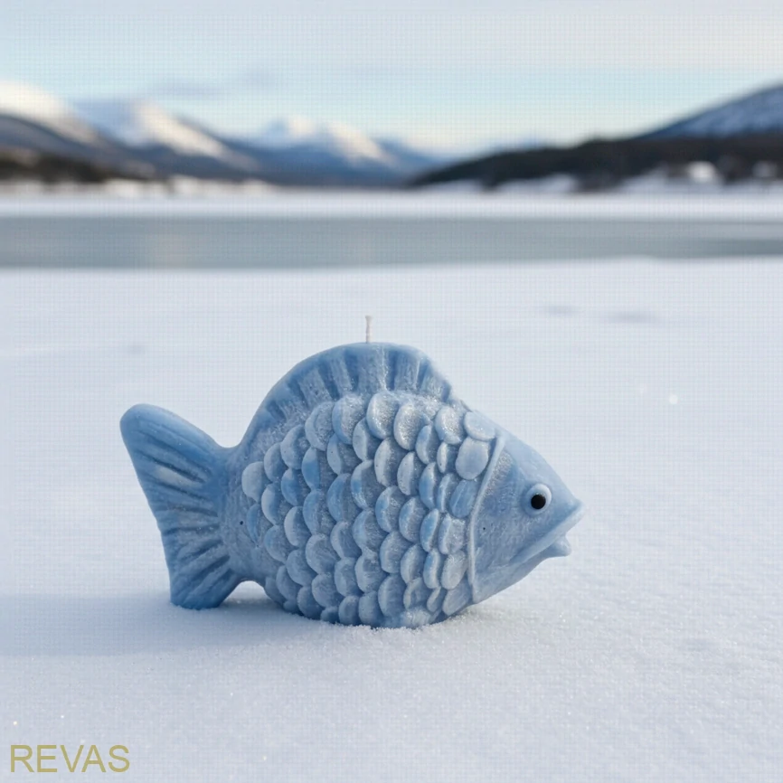 Svíčka kapr – palmový vosk