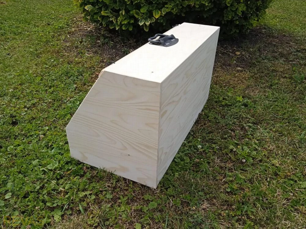 Dřevěná přepravka, přenoska pro králíky