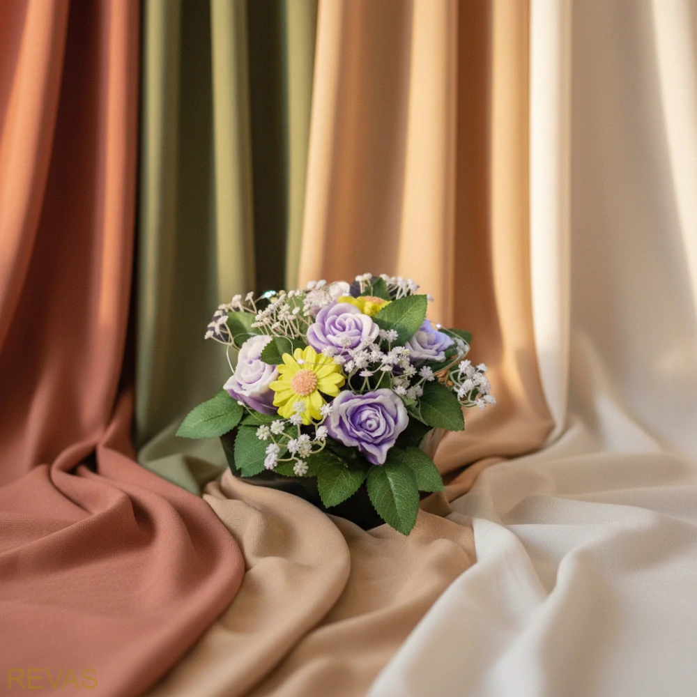 Dárková kytice ze svíček se světýlky