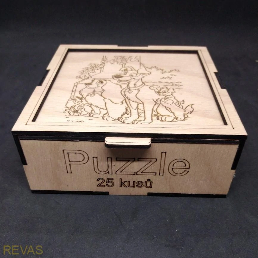 Dřevěné puzzle pro děti – 25 dílků z kvalitní bukové překližky