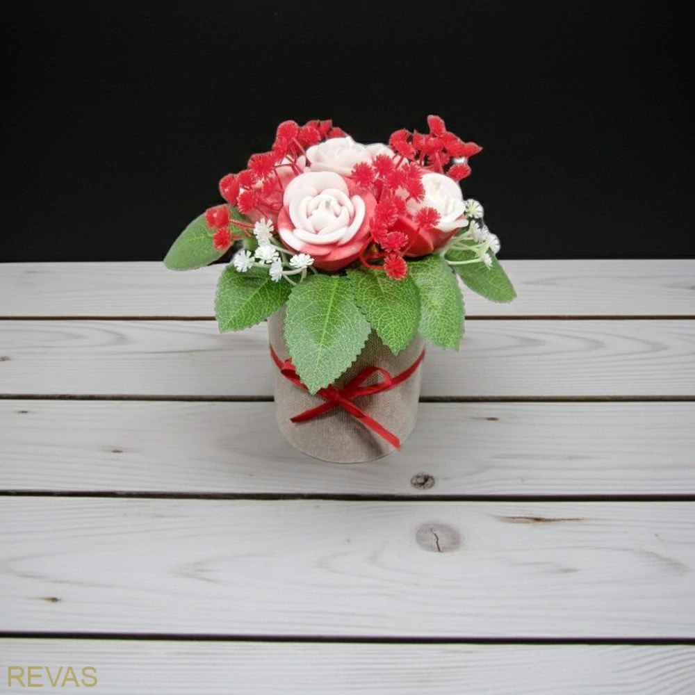 Dárková kytice ze svíček - Růže