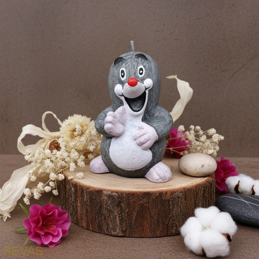 Svíčka Krteček z palmového vosku