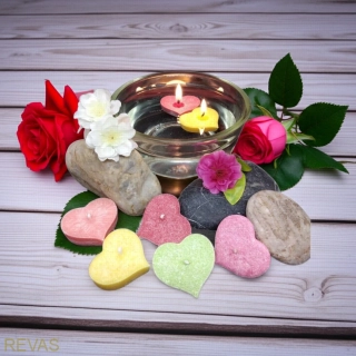 Svíčka Plovoucí SRDCE - dárkový balíček 5ks