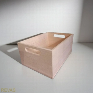 Dřevěná bedýnka - d x š x v  23  x 18  x 10 cm