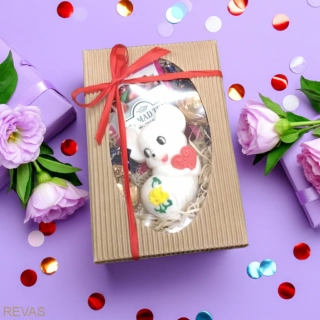 Dárková kazeta veselá myškase srdíčkem