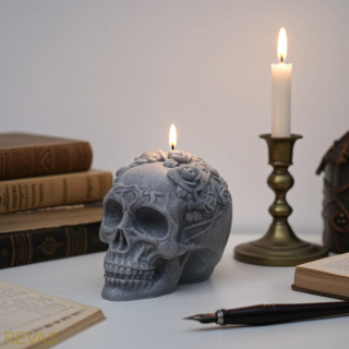 Svíčka LEBKA - ONA palmový vosk