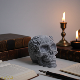 Svíčka LEBKA - ON palmový vosk