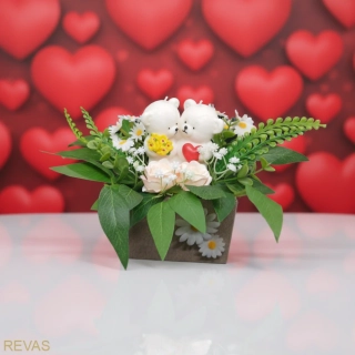 Květinová, svatební romantická dekorace 