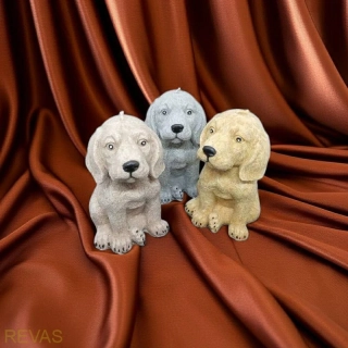 Svíčka Pejsek palmový vosk, výška 15 cm